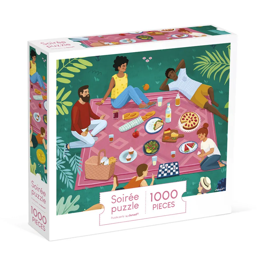 Janod Puzzle Pique-nique Entre Amis 1000 pièces* Puzzles 500 À 2000 Pièces