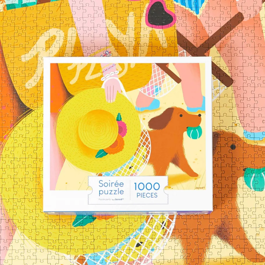Janod Puzzle Sortie à La Plage 1000 pièces* Puzzles 500 À 2000 Pièces