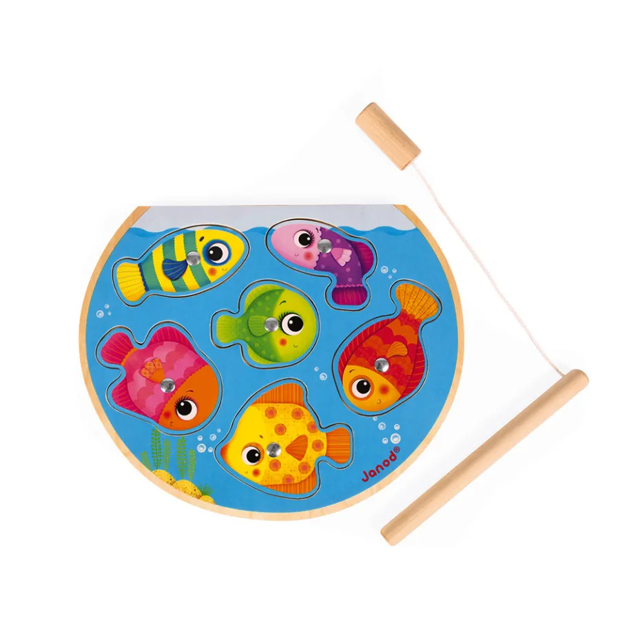 Janod Puzzle Speedy Fish (bois)* Puzzles Magnétiques|Jouets Magnétiques