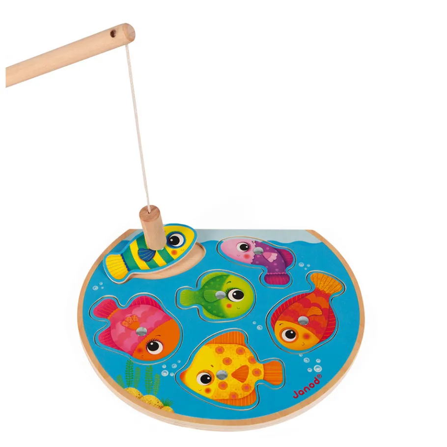 Janod Puzzle Speedy Fish (bois)* Puzzles Magnétiques|Jouets Magnétiques