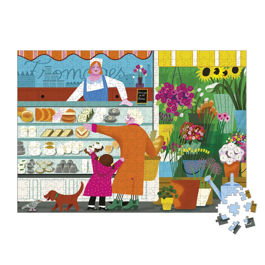 Janod Puzzle Sur Le Marché 500 pièces* Puzzles 500 À 2000 Pièces