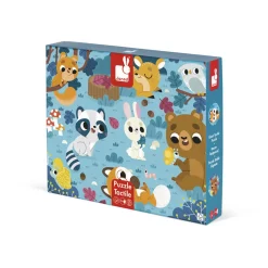 Janod Puzzle Tactile Les Animaux de la Forêt 20 pièces* Puzzles 20 À 49 Pièces