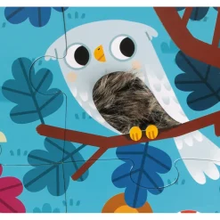 Janod Puzzle Tactile Les Animaux de la Forêt 20 pièces* Puzzles 20 À 49 Pièces