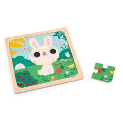 Janod Puzzle Trio* Puzzles En Bois Premier Âge|Puzzles En Bois Premier Âge