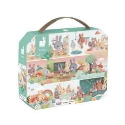 Janod Puzzle Une Journée 24 pièces* Puzzles Fabriqués En France|Puzzles 20 À 49 Pièces