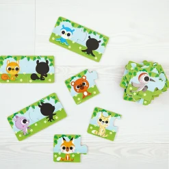 Janod Puzzles les Animaux et Leur Ombre* Puzzles 20 À 49 Pièces