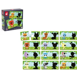 Janod Puzzles les Animaux et Leur Ombre* Puzzles 20 À 49 Pièces