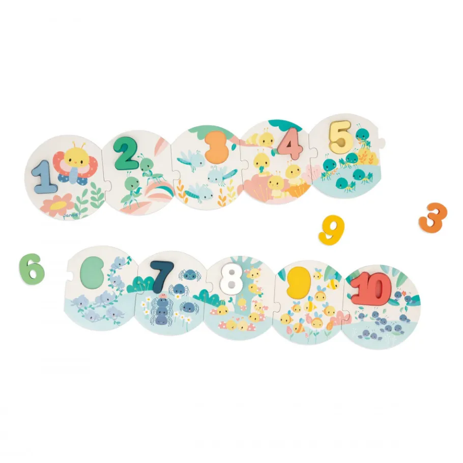 Janod Puzzles Mes Premiers Chiffres Pure* Jeux Éducatifs Maternelle|Jeux Éducatifs Chiffres & Lettres
