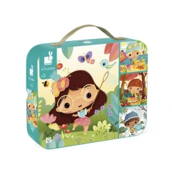 Janod Puzzles évolutifs Les 4 Saisons - 4 puzzles* Puzzles 20 À 49 Pièces