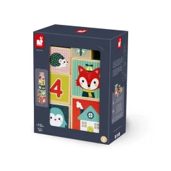Janod Pyramide 6 cubes Baby Forest (bois)* Cubes & Pyramides