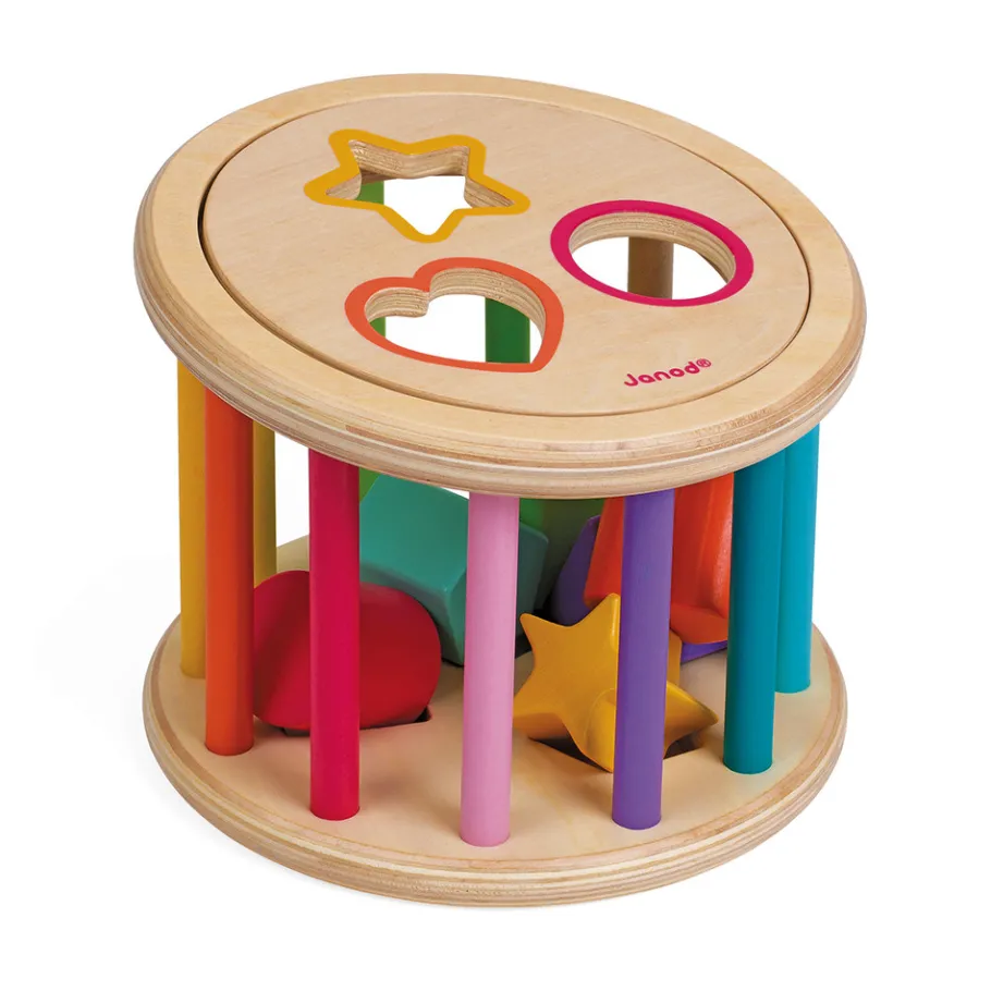Janod Quizz des Formes I wood (bois)* Formes & Couleurs|Manipulation & Encastrement