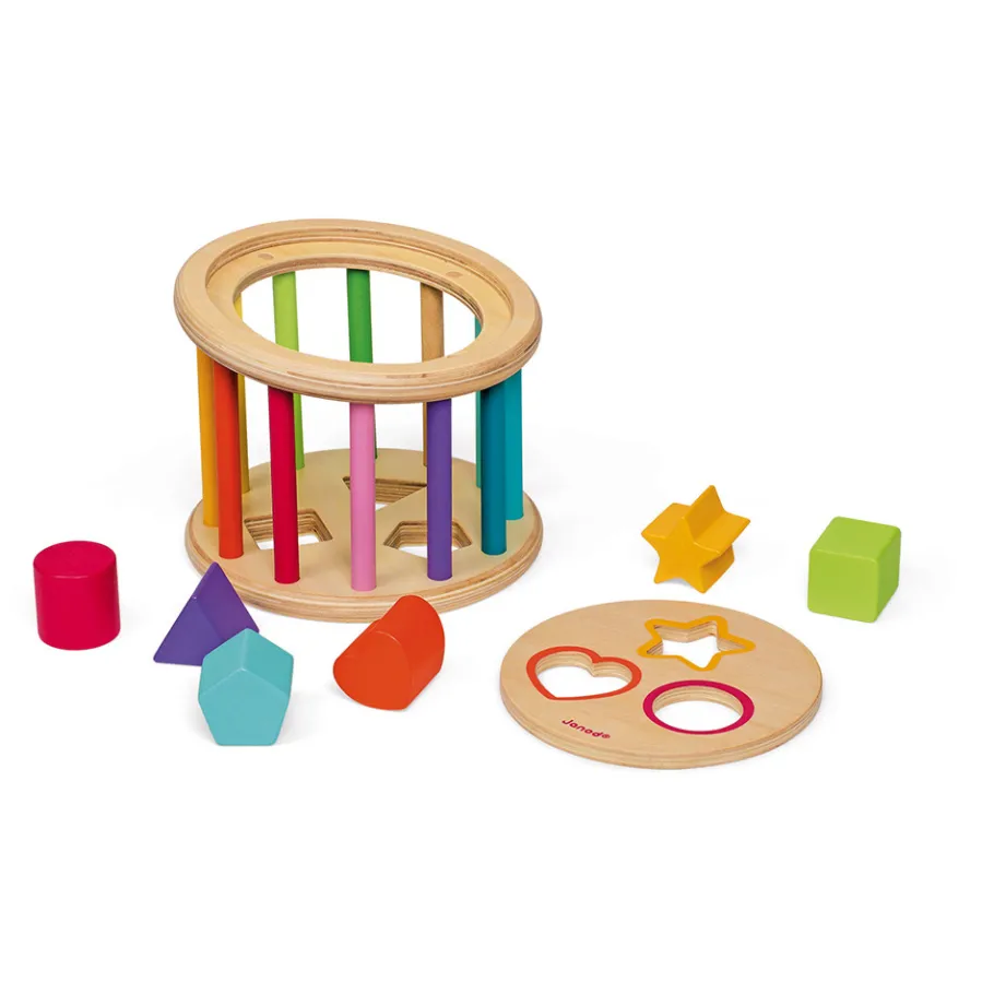 Janod Quizz des Formes I wood (bois)* Formes & Couleurs|Manipulation & Encastrement