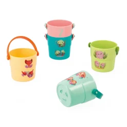 Janod Seaux de Bain Mes Bébé Animaux* Cubes & Seaux De Bain