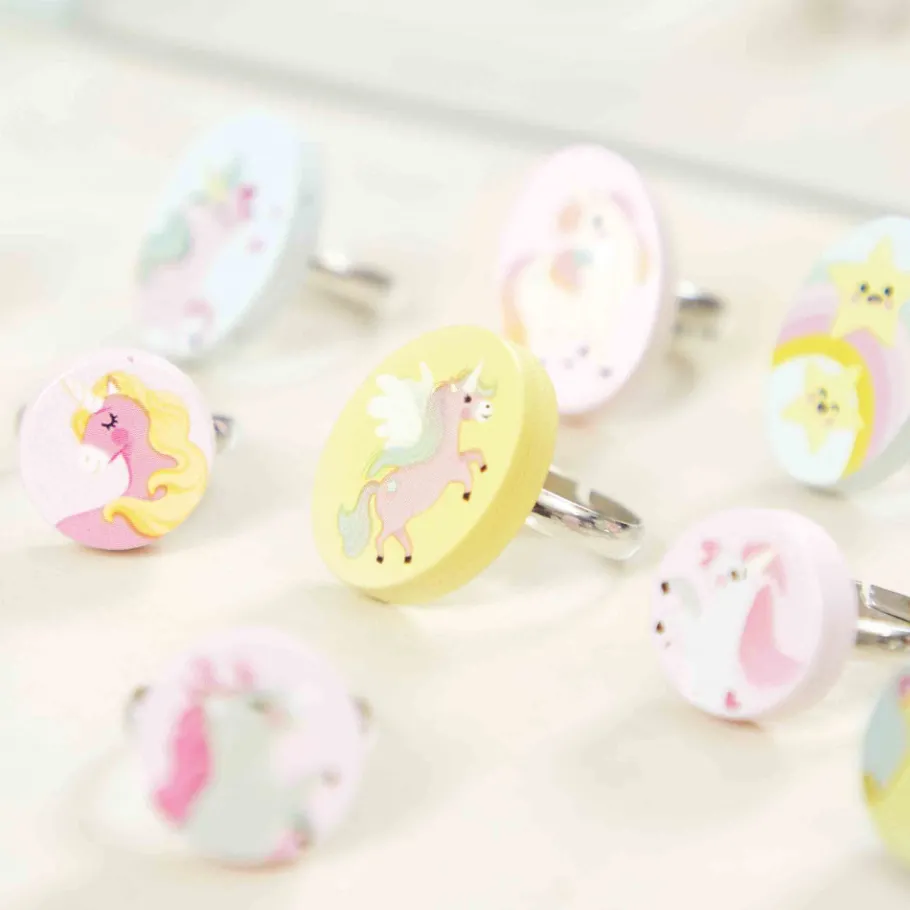 Janod Set de 20 Bagues Licorne* Beauté