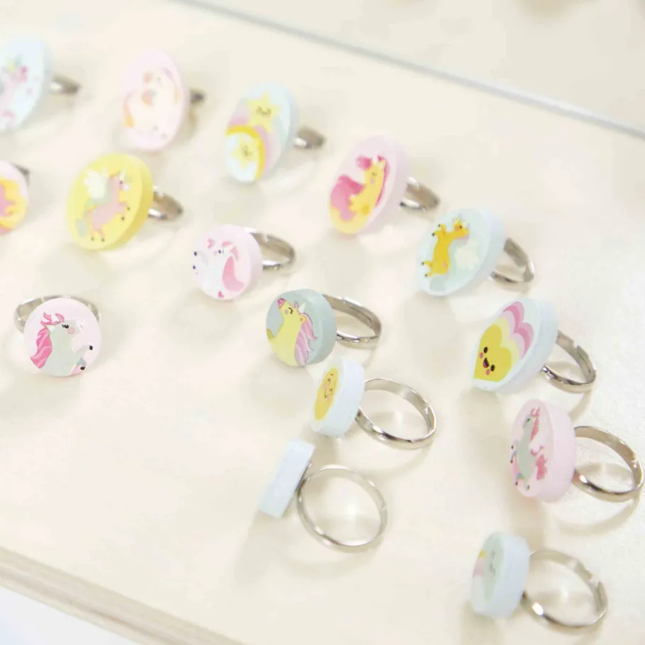 Janod Set de 20 Bagues Licorne* Beauté