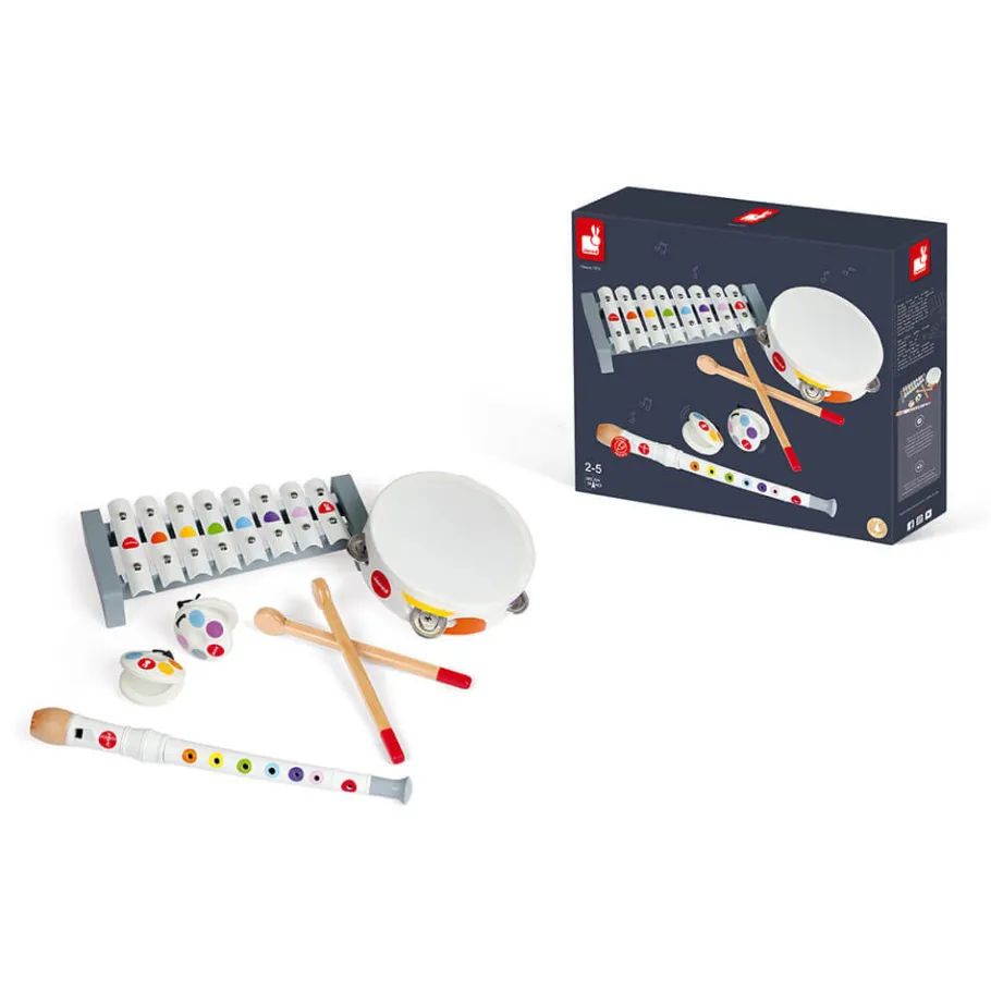 Janod Set musical Confetti (bois)* Jouets Musicaux|Jouets Musicaux