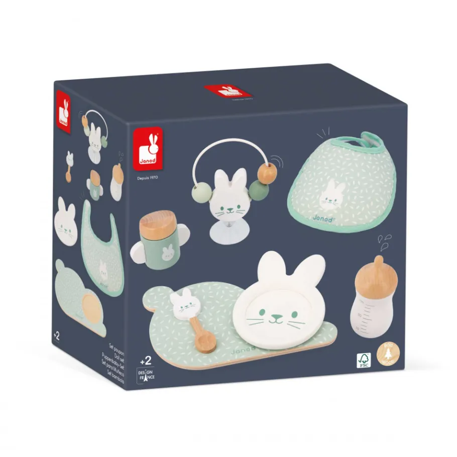 Janod Set Poupon Zen* Accessoires Poupons, Poupées & Ménage
