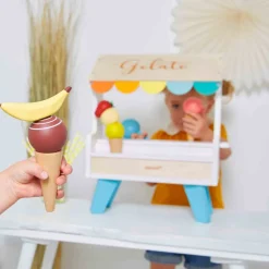 Janod Stand de Glaces* Imitation Métiers|Cuisines, Dinettes & Marchandes