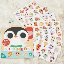 Janod Stickers Bébés Animaux x100* Mosaïques & Gommettes