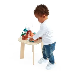 Janod Table d'Activités Dino* Formes & Couleurs|Bouliers, Loopings & Panneaux D'Activités