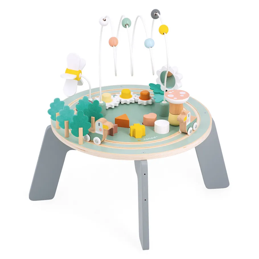 Janod Table d'Activités Jardin Sweet Cocoon* Bouliers, Loopings & Panneaux D'Activités|Manipulation & Encastrement