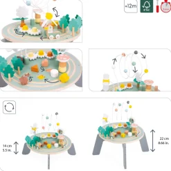 Janod Table d'Activités Jardin Sweet Cocoon* Bouliers, Loopings & Panneaux D'Activités|Manipulation & Encastrement