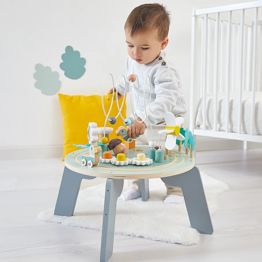 Janod Table d'Activités Jardin Sweet Cocoon* Bouliers, Loopings & Panneaux D'Activités|Manipulation & Encastrement