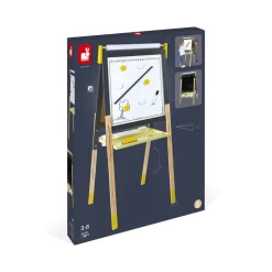 Janod Tableau Réglable gris et Jaune (bois)* Tableaux, Ardoises & Magnets|Jeux Éducatifs Primaire