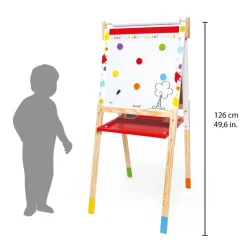 Janod Tableau Réglable Splash (bois)* Tableaux, Ardoises & Magnets|Jeux Éducatifs Primaire