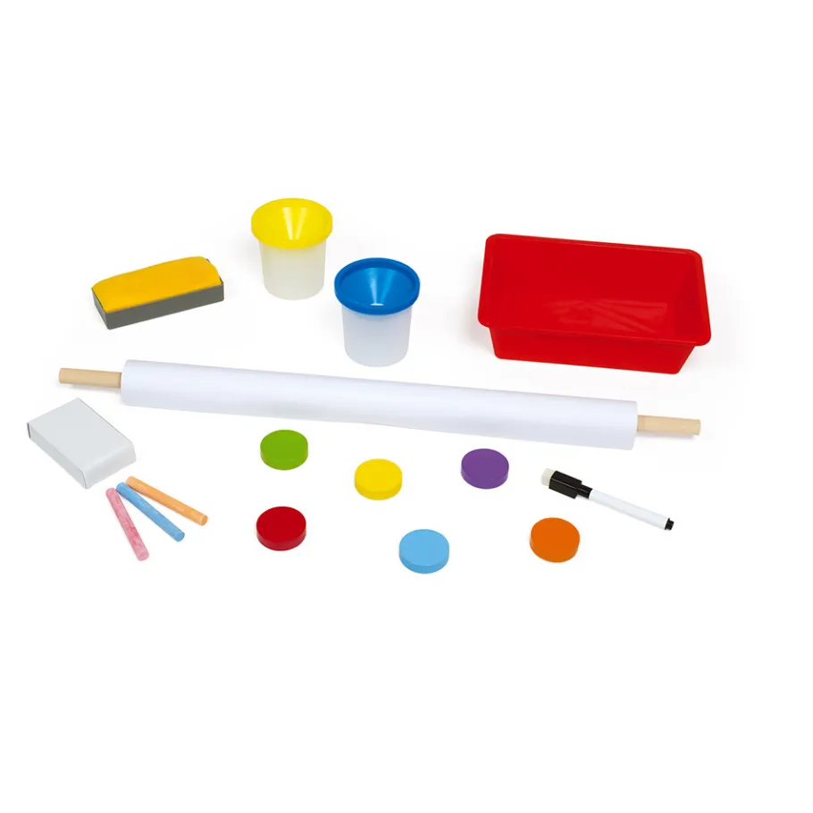 Janod Tableau Réglable Splash (bois)* Tableaux, Ardoises & Magnets|Jeux Éducatifs Primaire