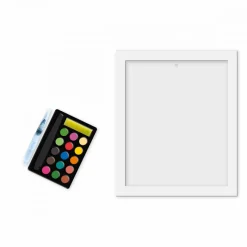 Janod Tableaux Dorés Peinture Aquarelle Jardin* Peinture Par Numéro & Coloriage|Collection "Les Ateliers Du Calme"