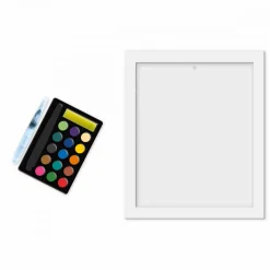 Janod Tableaux Dorés Peinture Aquarelle Animaux* Peinture Par Numéro & Coloriage|Collection "Les Ateliers Du Calme"
