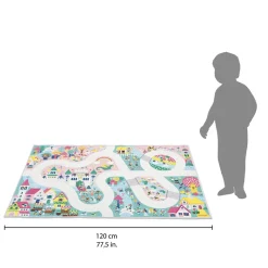 Janod Tapis avec circuit Royaume enchanté - Cross Roads* Tapis & Déco|Tables & Mobilier