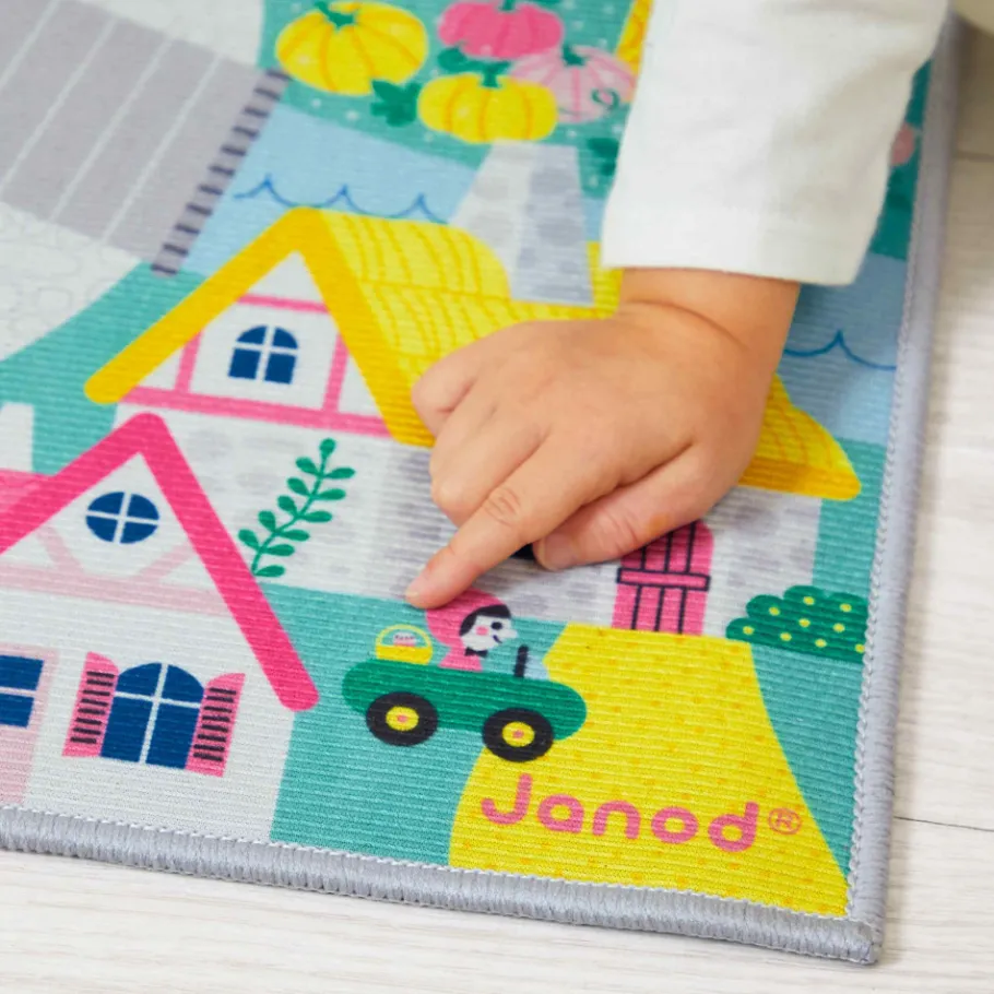 Janod Tapis avec circuit Royaume enchanté - Cross Roads* Tapis & Déco|Tables & Mobilier