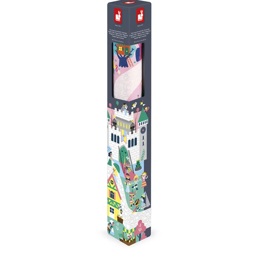 Janod Tapis avec circuit Royaume enchanté - Cross Roads* Tapis & Déco|Tables & Mobilier