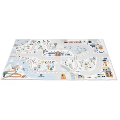 Janod Tapis avec circuit Vallée blanche - Cross Roads* Tapis & Déco|Tables & Mobilier
