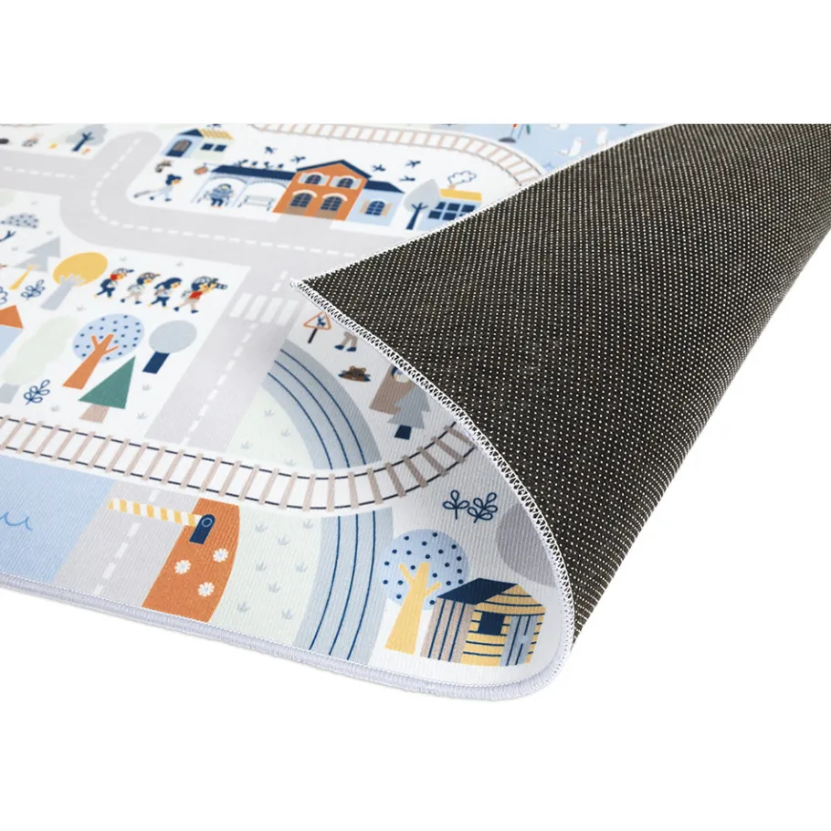 Janod Tapis avec circuit Vallée blanche - Cross Roads* Tapis & Déco|Tables & Mobilier