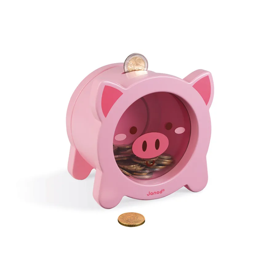 Janod Tirelire Cochon (bois)* Tapis & Déco