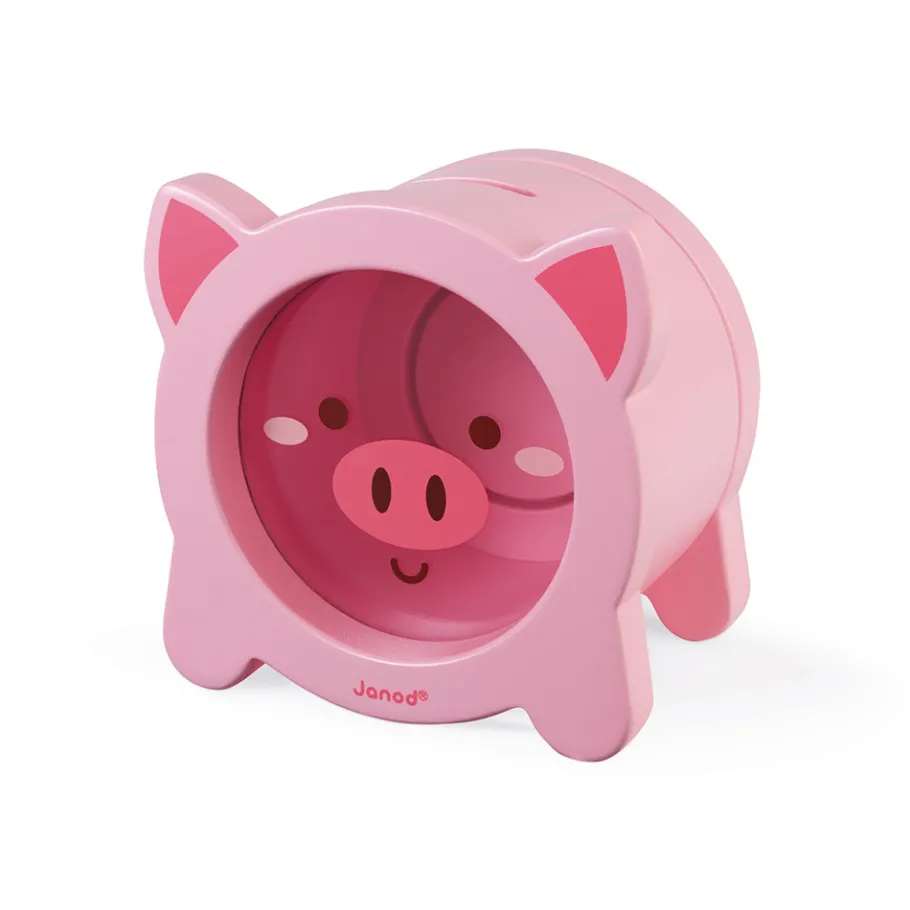 Janod Tirelire Cochon (bois)* Tapis & Déco