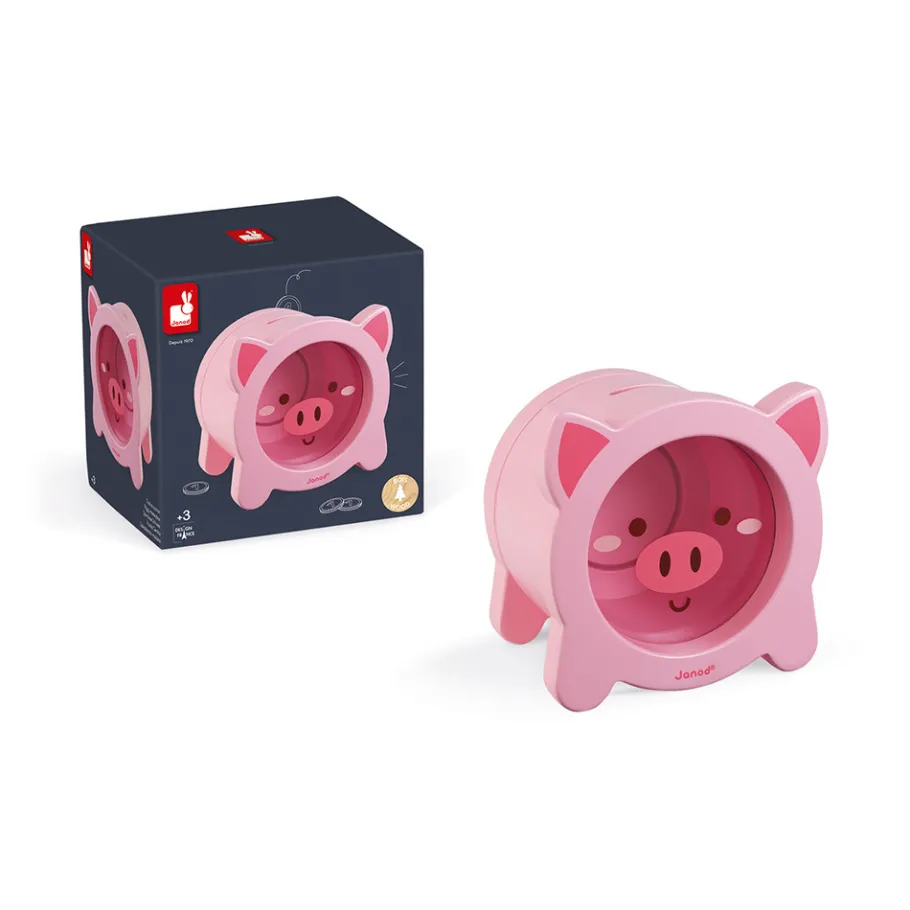 Janod Tirelire Cochon (bois)* Tapis & Déco
