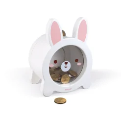 Janod Tirelire Lapin (bois)* Tapis & Déco