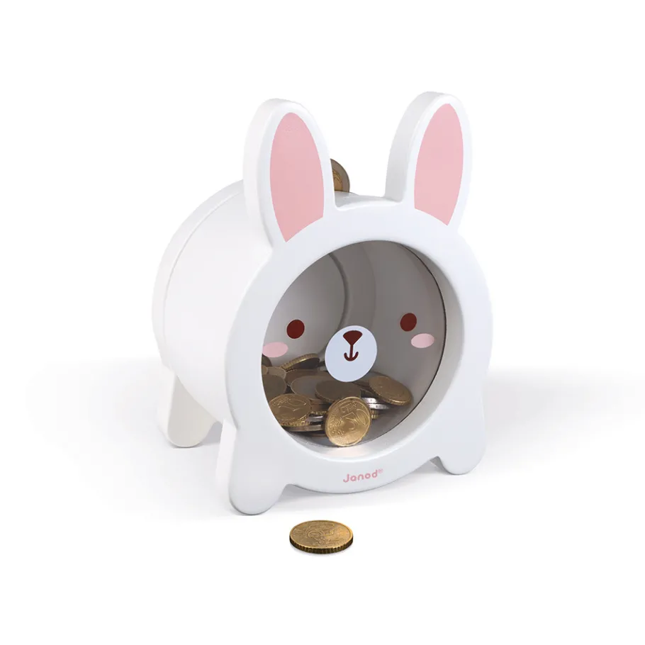 Janod Tirelire Lapin (bois)* Tapis & Déco