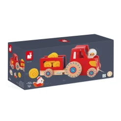 Janod Tracteur à Tirer* Tracteurs & Animaux De La Ferme|Jouets À Promener & À Pousser