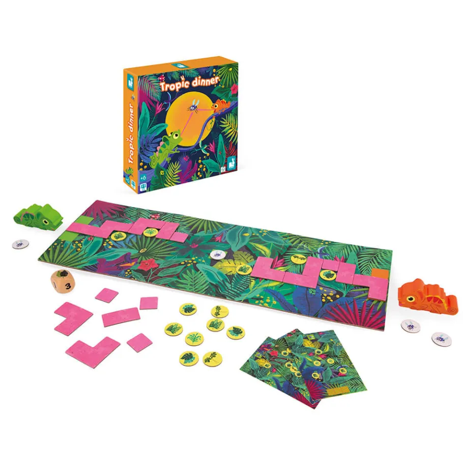 Janod Tropic Dinner* Jeux De Rapidité & De Stratégie