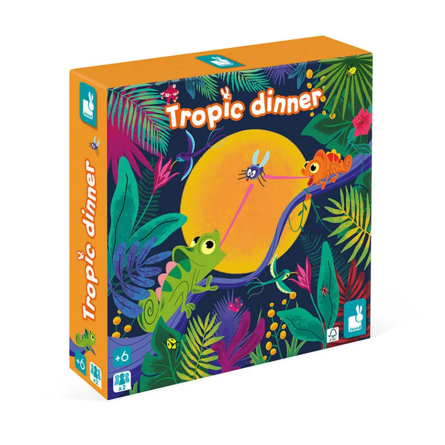 Janod Tropic Dinner* Jeux De Rapidité & De Stratégie