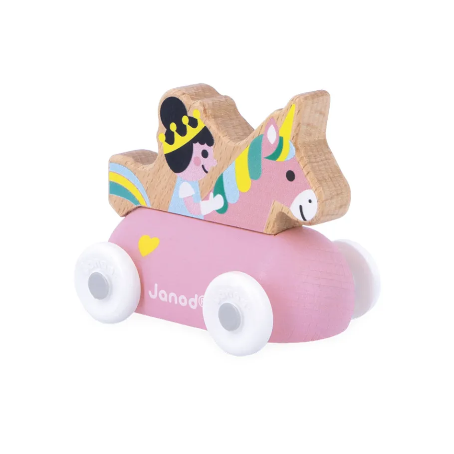 Janod Voiture princesse en bois Royaume enchanté - Cross Roads* Véhicules, Garages & Voitures|Trains & Véhicules