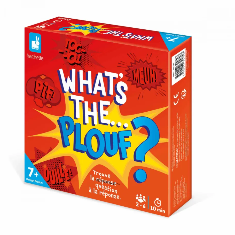 Janod What's The Plouf ? Trouve la Question à la Réponse* Jeux De Mémoire & D'Associations|Jeux Éducatifs Primaire